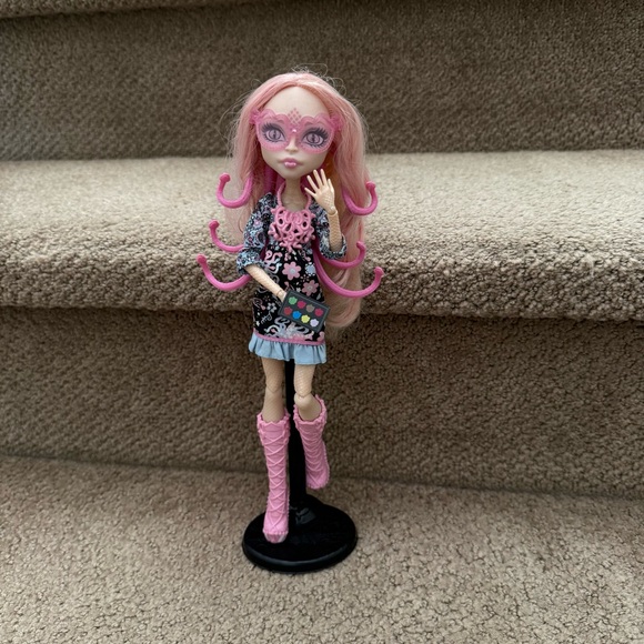 Monster High Doll : Frights Camera Action! Viperine Gorgon (2013)